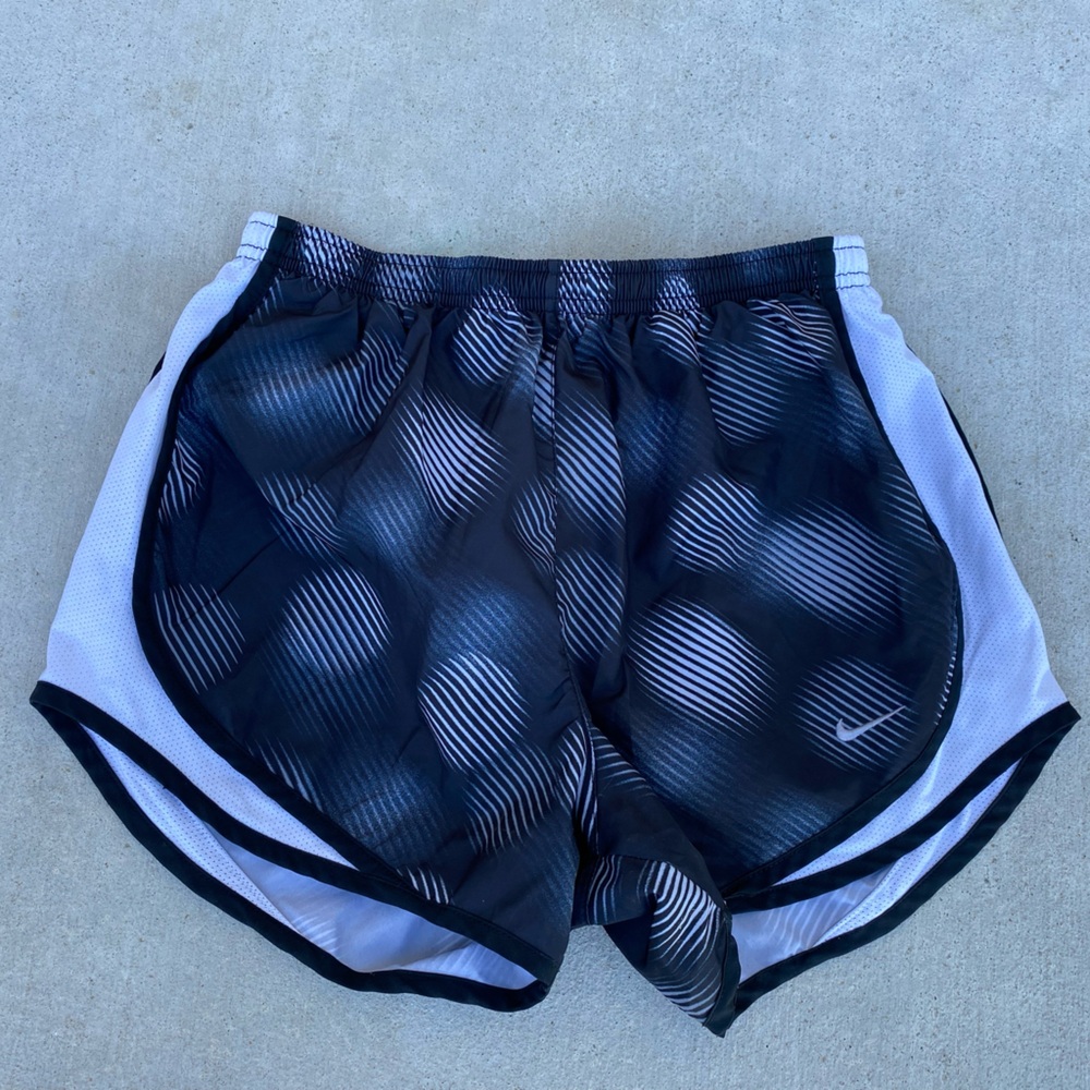 Nike Women's Athletic Shorts in Black and White